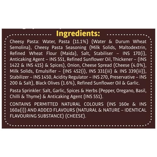 TATA Q Ready To Eat Veg Cheesy Pasta With Black Olives - High Quality Ingredients, 290 g-4.webp